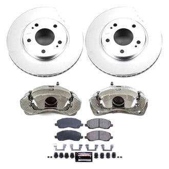 PowerStop® - Z23 Evolution Sport Plain Front Brake Kit with Calipers