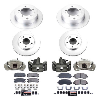 PowerStop® - Z23 Evolution Sport Plain Front and Rear Brake Kit with Calipers