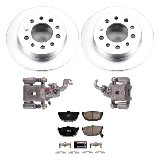 PowerStop® - Z23 Evolution Sport Plain Rear Brake Kit with Calipers