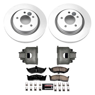 PowerStop® CPR1700-23 - Z23 Evolution Sport Plain Front Brake Kit with Calipers