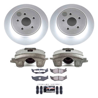 PowerStop® - Z23 Evolution Sport Plain Rear Brake Kit with Calipers