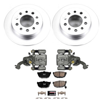 PowerStop® - Z23 Evolution Sport Plain Rear Brake Kit with Calipers