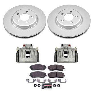 PowerStop® - Z23 Evolution Sport Plain Front Brake Kit with Calipers