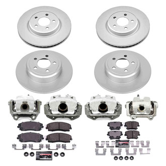 PowerStop® - Z23 Evolution Sport Plain Front and Rear Brake Kit with Calipers