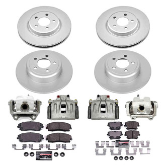 PowerStop® - Z23 Evolution Sport Plain Front and Rear Brake Kit with Calipers