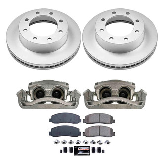 PowerStop® - Z23 Evolution Sport Plain Front Brake Kit with Calipers