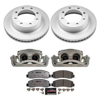 PowerStop® - Z36 Extreme Plain Front Brake Kit with Calipers