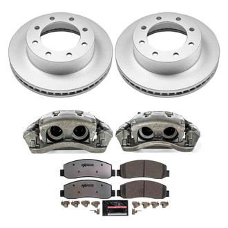 PowerStop® - Z36 Extreme Plain Front Brake Kit with Calipers