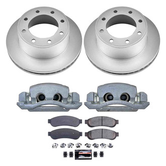 PowerStop® - Z23 Evolution Sport Plain Rear Brake Kit with Calipers