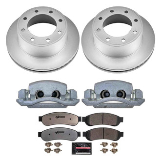 PowerStop® - Z36 Extreme Plain Rear Brake Kit with Calipers