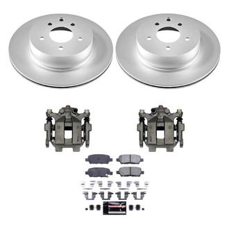 PowerStop® - Z23 Evolution Sport Plain Rear Brake Kit with Calipers