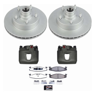 PowerStop® - Z36 Extreme Plain Front Brake Kit with Calipers