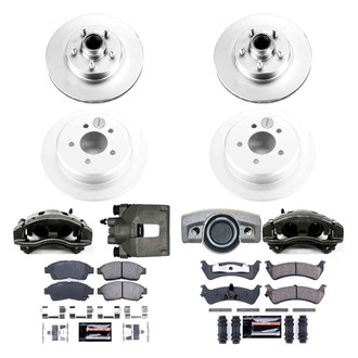 PowerStop® - Z23 Evolution Sport Plain Front and Rear Brake Kit with Calipers