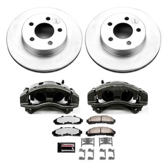 PowerStop® - Z36 Extreme Plain Front Brake Kit with Calipers