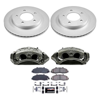 PowerStop® - Z23 Evolution Sport Plain Front Brake Kit with Calipers