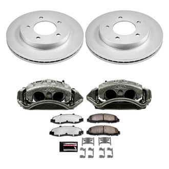 PowerStop® - Z36 Extreme Plain Front Brake Kit with Calipers