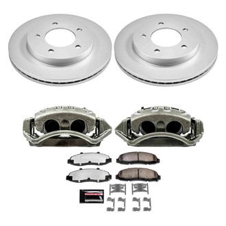 PowerStop® - Z36 Extreme Plain Front Brake Kit with Calipers