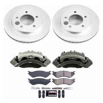 PowerStop® - Z23 Evolution Sport Plain Front Brake Kit with Calipers