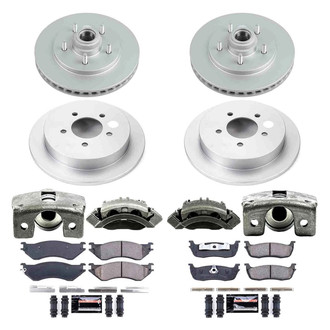 PowerStop® - Z23 Evolution Sport Plain Front and Rear Brake Kit with Calipers