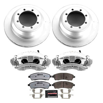PowerStop® - Z36 Extreme Plain Rear Brake Kit with Calipers