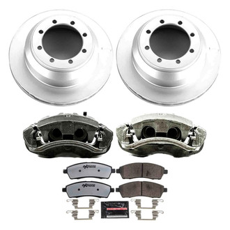 PowerStop® - Z36 Extreme Plain Rear Brake Kit with Calipers