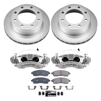 PowerStop® - Z23 Evolution Sport Plain Rear Brake Kit with Calipers
