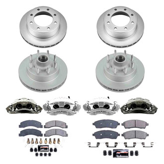 PowerStop® - Z23 Evolution Sport Plain Front and Rear Brake Kit with Calipers