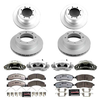 PowerStop® - Z36 Extreme Plain Front and Rear Brake Kit with Calipers