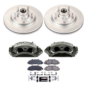 PowerStop® - Z23 Evolution Sport Plain Front Brake Kit with Calipers
