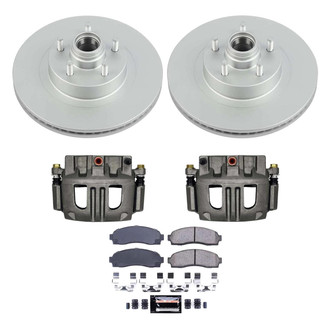 PowerStop® - Z23 Evolution Sport Plain Front Brake Kit with Calipers