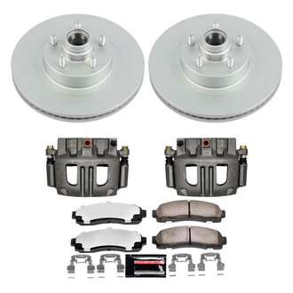 PowerStop® - Z36 Extreme Plain Front Brake Kit with Calipers