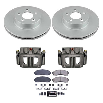 PowerStop® - Z23 Evolution Sport Plain Front Brake Kit with Calipers