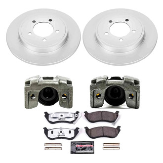 PowerStop® - Z36 Extreme Plain Rear Brake Kit with Calipers