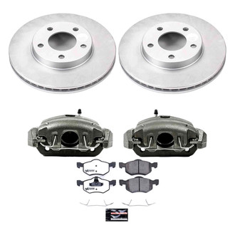 PowerStop® - Z36 Extreme Plain Front Brake Kit with Calipers