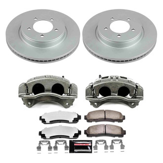 PowerStop® - Z36 Extreme Plain Front Brake Kit with Calipers
