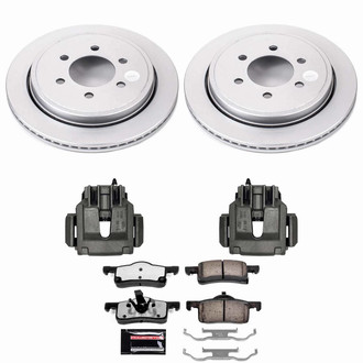 PowerStop® - Z36 Extreme Plain Rear Brake Kit with Calipers
