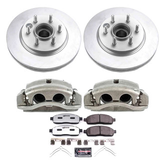 PowerStop® - Z36 Extreme Plain Front Brake Kit with Calipers
