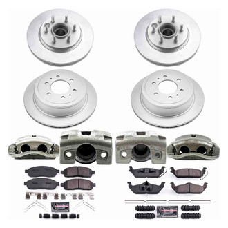 PowerStop® - Z23 Evolution Sport Plain Front and Rear Brake Kit with Calipers