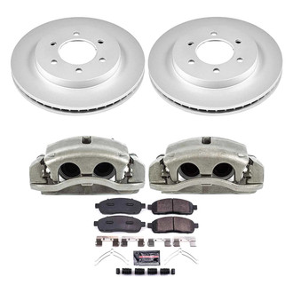PowerStop® - Z23 Evolution Sport Plain Front Brake Kit with Calipers