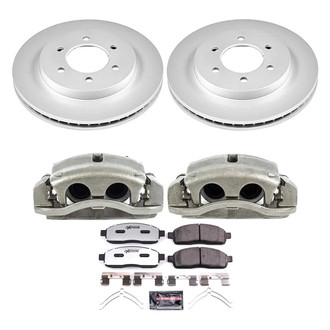PowerStop® - Z36 Extreme Plain Front Brake Kit with Calipers