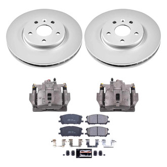 PowerStop® - Z23 Evolution Sport Plain Front Brake Kit with Calipers