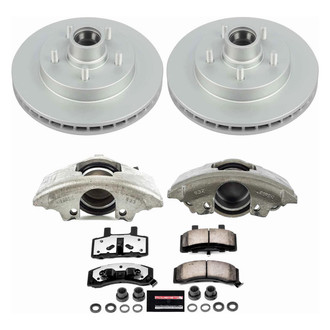 PowerStop® - Z36 Extreme Plain Front Brake Kit with Calipers