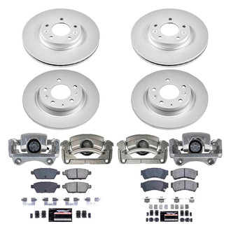 PowerStop® - Z23 Evolution Sport Plain Front and Rear Brake Kit with Calipers