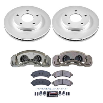 PowerStop® - Z23 Evolution Sport Plain Front Brake Kit with Calipers