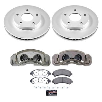 PowerStop® - Z36 Extreme Plain Front Brake Kit with Calipers