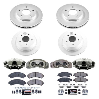 PowerStop® - Z23 Evolution Sport Plain Front and Rear Brake Kit with Calipers
