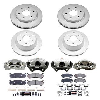 PowerStop® - Z23 Evolution Sport Plain Front and Rear Brake Kit with Calipers