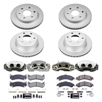 PowerStop® - Z23 Evolution Sport Plain Front and Rear Brake Kit with Calipers
