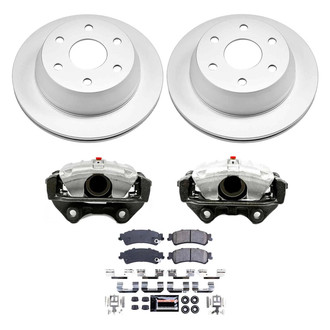PowerStop® - Z23 Evolution Sport Plain Rear Brake Kit with Calipers
