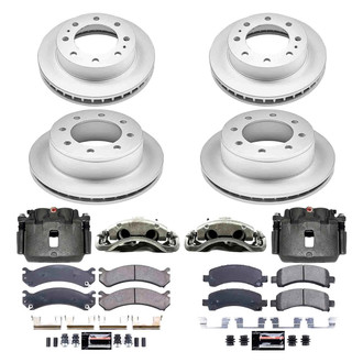 PowerStop® - Z23 Evolution Sport Plain Front and Rear Brake Kit with Calipers